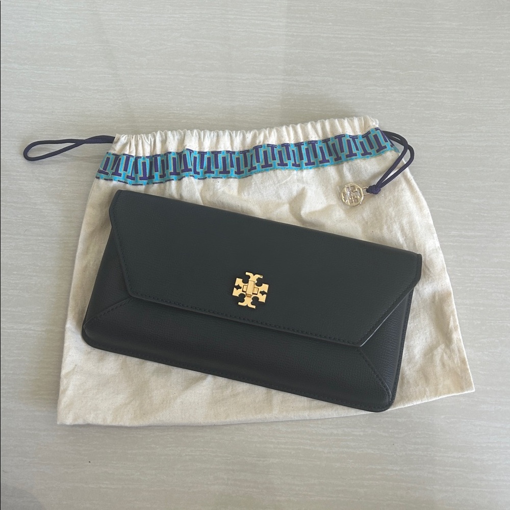 Tory Burch Black Envelope Clutch